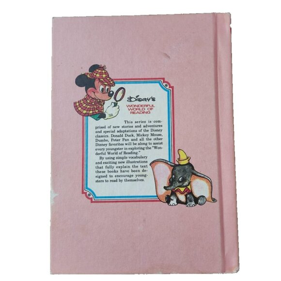 Cinderella Hardcover Wonderful World of Reading Walt Disney's 1974 - Picture 3 of 3